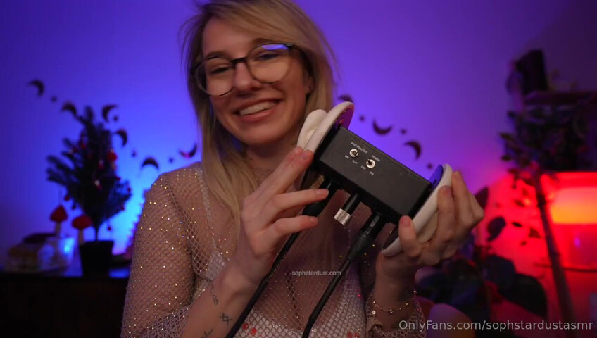 SophStardust ASMR - 9 December 2025 - Wet & Dry Ear To Ear Mouth Sounds With My 3DIO