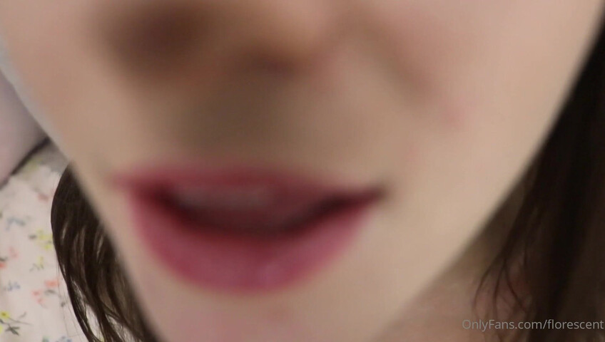 Florescent ASMR - Lens Licking Kissing & Moaning - 21 April 2021