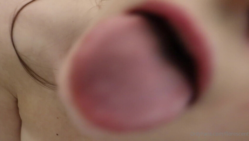 Florescent ASMR - Lens Licking Kissing & Moaning - 21 April 2021