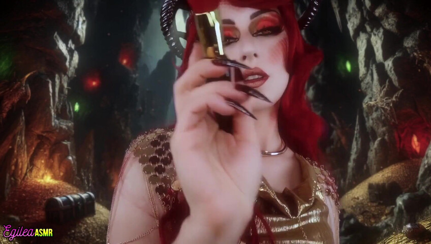 Egilea ASMR - 23 March 2024 - The Dragon Queen Claims You With a Kiss - You’re Mine Now Thief