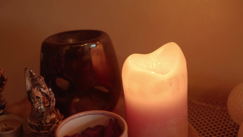 ASMR Massage - Female Energy Healing by Taya to Nika