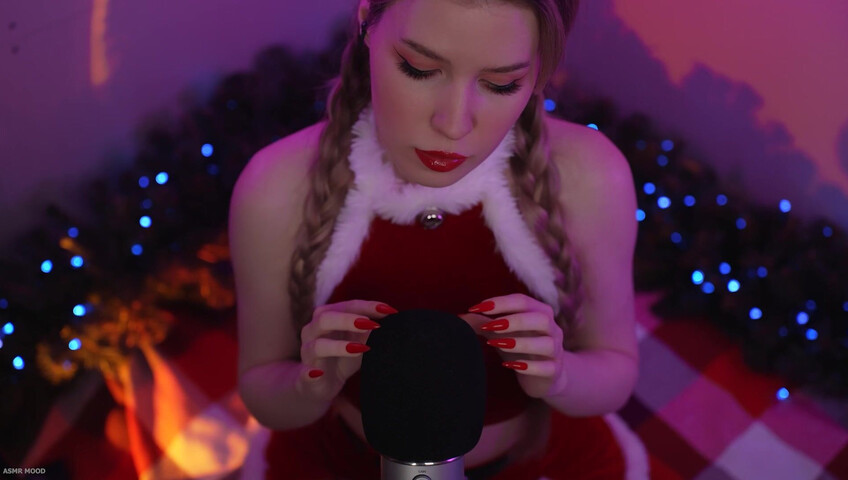 ASMR Mood - 25 December 2024 - Xmas Deer - Mic Pumping - Mic Scratching