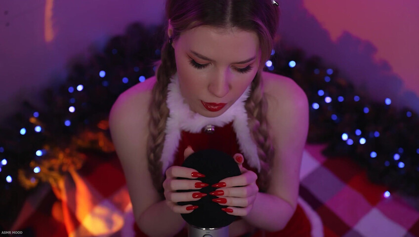 ASMR Mood - 25 December 2024 - Xmas Deer - Mic Pumping - Mic Scratching