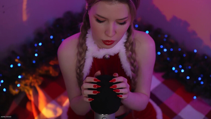 ASMR Mood - 25 December 2024 - Xmas Deer - Mic Pumping - Mic Scratching