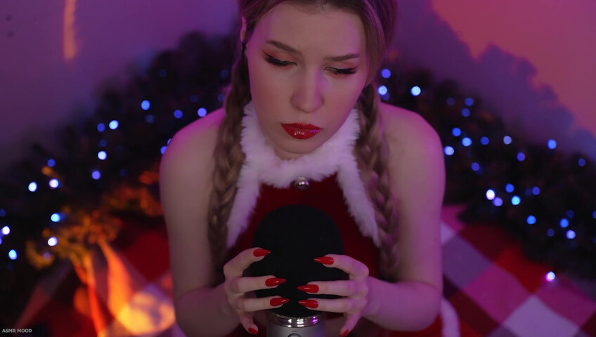 ASMR Mood - 25 December 2024 - Xmas Deer - Mic Pumping - Mic Scratching
