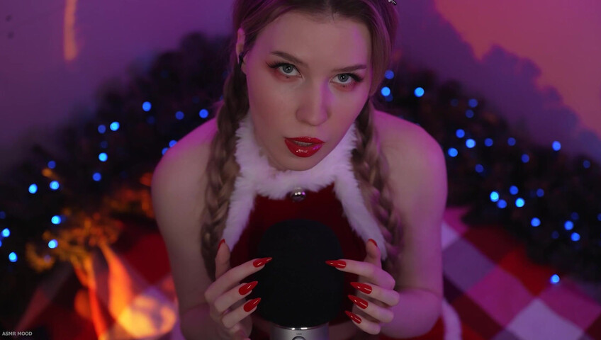 ASMR Mood - 25 December 2024 - Xmas Deer - Mic Pumping - Mic Scratching