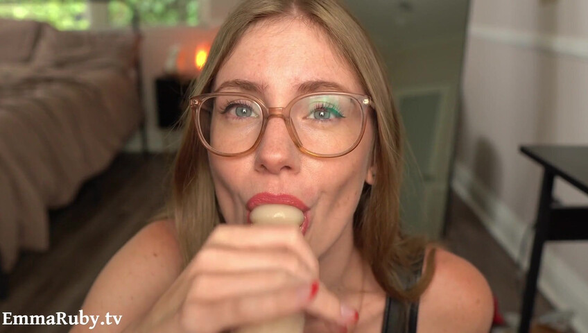 Emma Ruby ASMR - Sloppy Blowjob