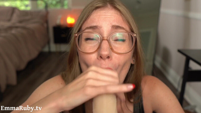 Emma Ruby ASMR - Sloppy Blowjob