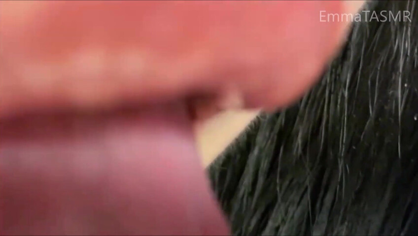 EmmaTASMR - Lens Licking - Spit Painting