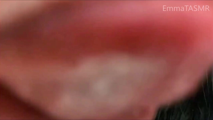 EmmaTASMR - Lens Licking - Spit Painting