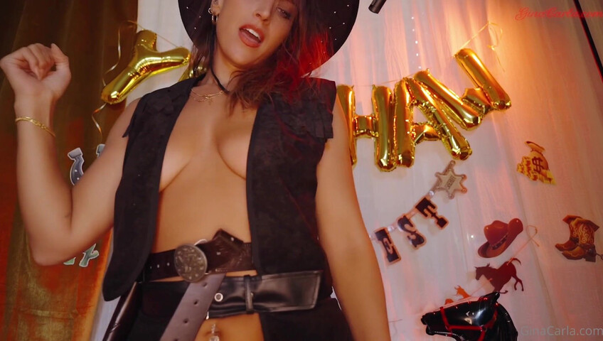 Gina Carla ASMR - 23 March 2024 - Dick Riding Rodeo