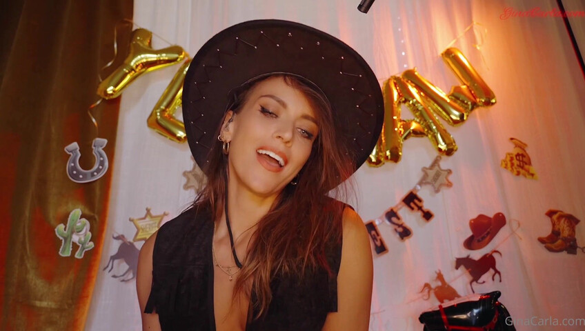 Gina Carla ASMR - 23 March 2024 - Dick Riding Rodeo