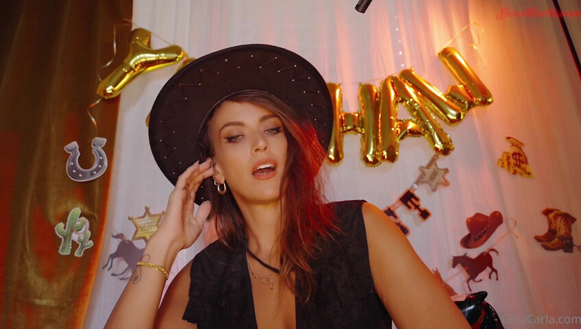 Gina Carla ASMR - 23 March 2024 - Dick Riding Rodeo