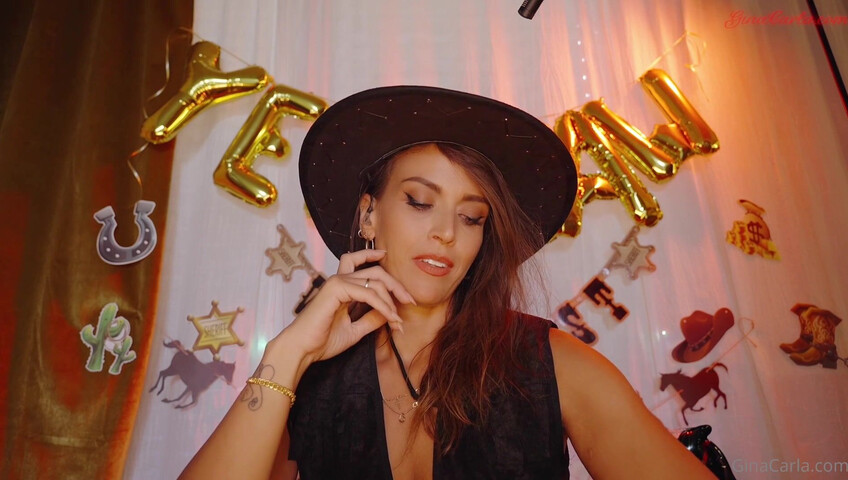 Gina Carla ASMR - 23 March 2024 - Dick Riding Rodeo