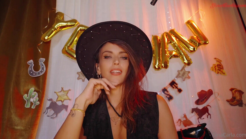 Gina Carla ASMR - 23 March 2024 - Dick Riding Rodeo