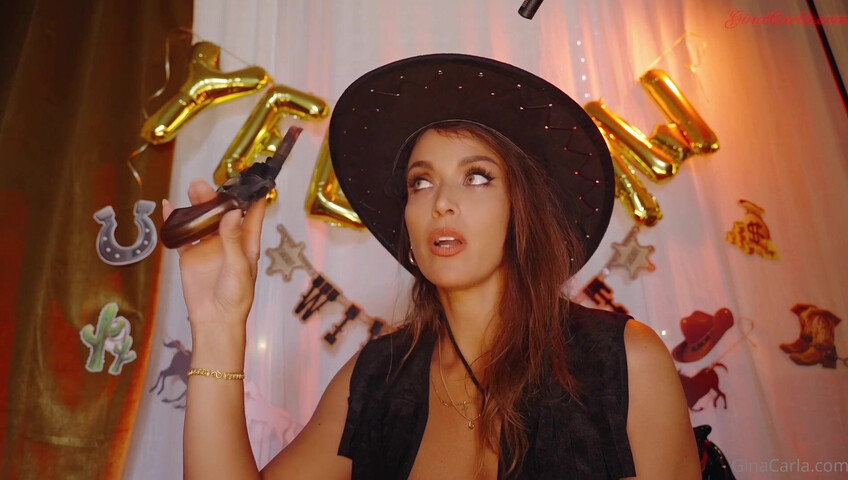 Gina Carla ASMR - 23 March 2024 - Dick Riding Rodeo