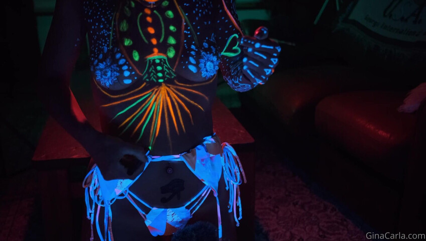 Gina Carla ASMR - Neon boobs­ Premium Exclusive 19 September 2020