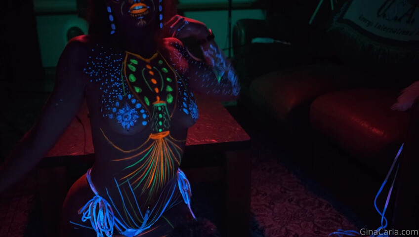 Gina Carla ASMR - Neon boobs­ Premium Exclusive 19 September 2020