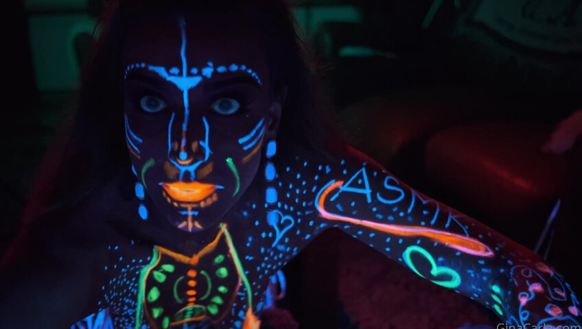 Gina Carla ASMR - Neon boobs­ Premium Exclusive 19 September 2020