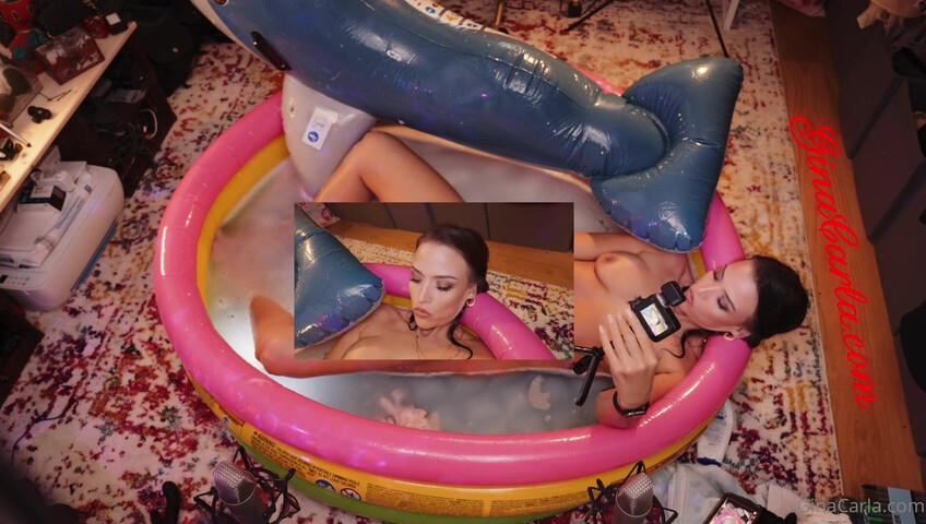 Gina Carla Pussy PPV - 27 May 2023 - Pool Masturbation - Wet Fun By Myself