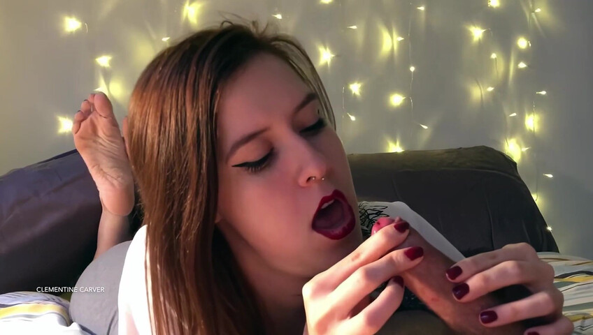 Brattyclem Red Lips Blowjob