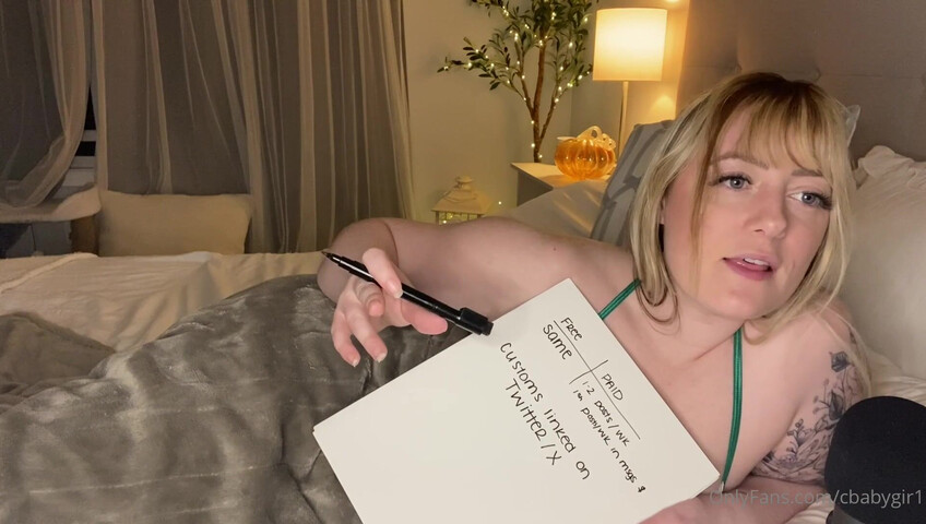 Cassi ASMR - 11 October 2024 - Plans and Rambling