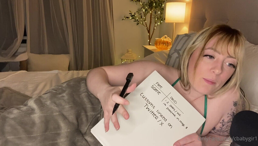 Cassi ASMR - 11 October 2024 - Plans and Rambling