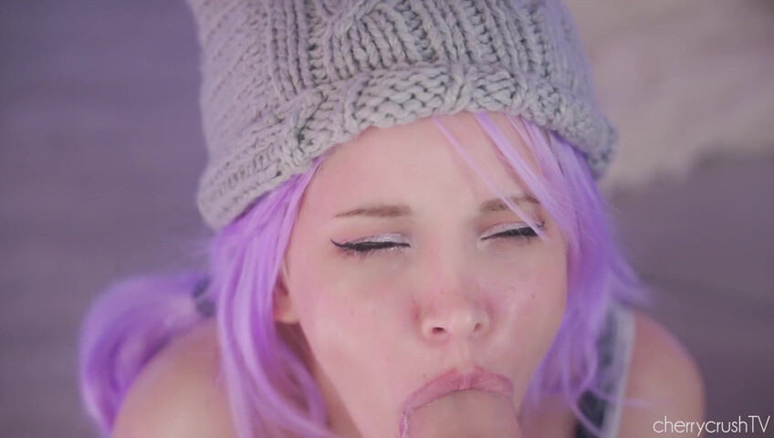 Cherry Crush ASMR – Purple Elf Sloppy BJ  May 1, 2025