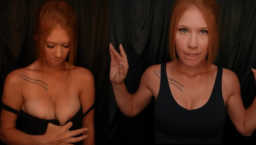 Ginger ASMR - 9 November 2023 - Cheeky Split Screen l Do As I Say ASMR