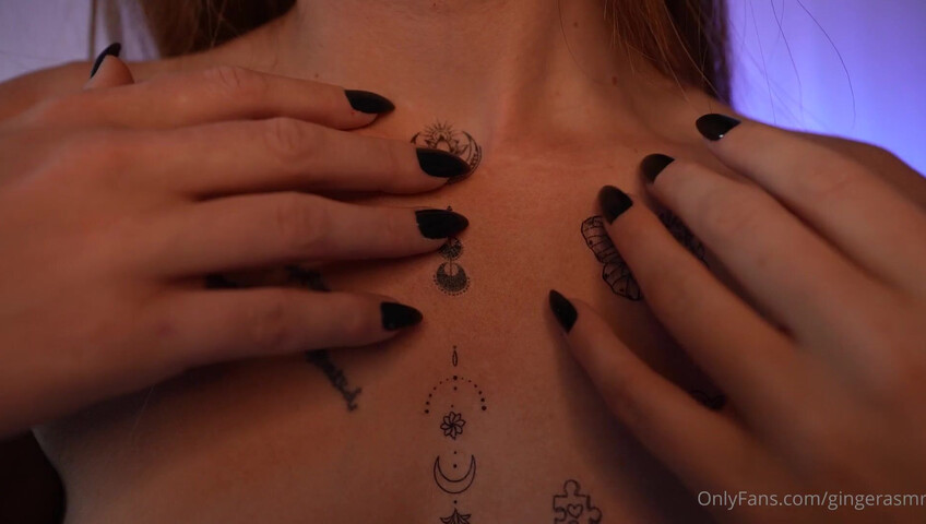 Ginger ASMR - Naughty Tattoo Tracing and Oil ASMR