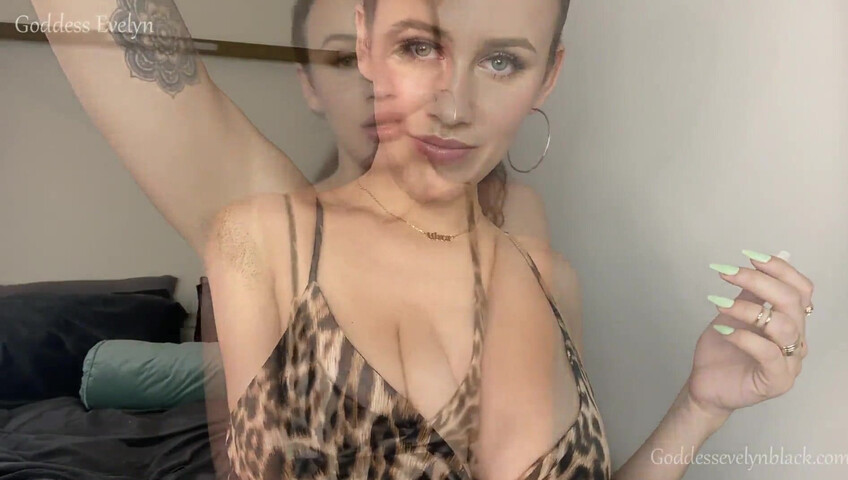 Goddess Evelyn - Roommate Armpit Freak Chastity