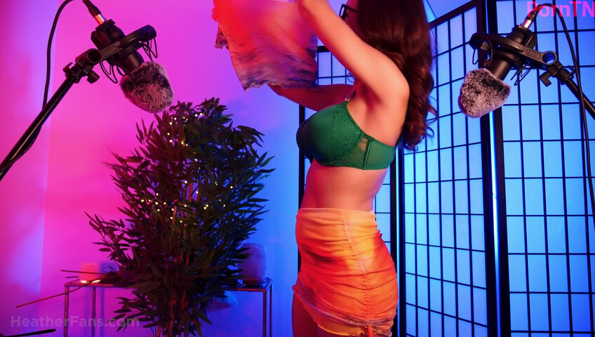 HeatheredEffect - Try On Haul Pj Look Sheer Top With Push Up Bra!