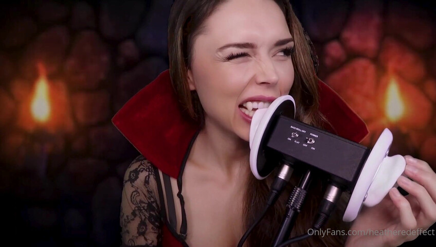 HeatheredEffect ASMR - 26 December 2024 - Vampire Ear Eating