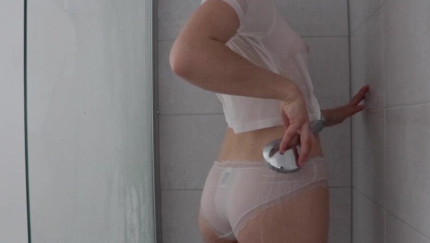 Florescent - Shower Sex with See Through Clothing