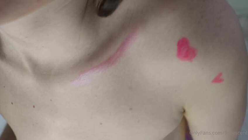 Florescent - Playful Finger Body Painting