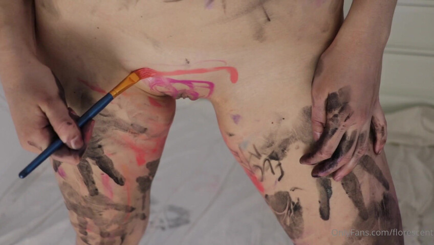 2024 - 03 - 27 - Florescent - Playful Finger Body Painting [POOTIE]