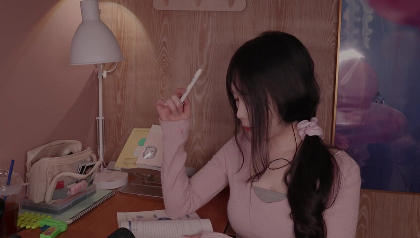 ASMR - A friend who makes you sleepy instead of studying.