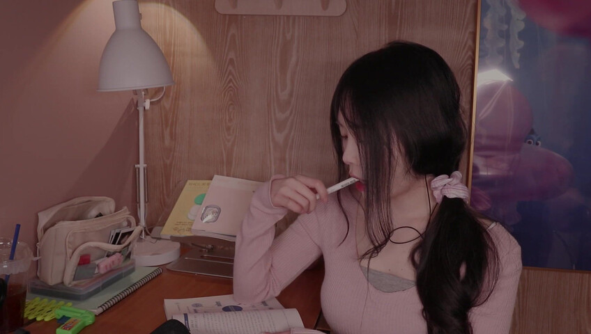 ASMR - A friend who makes you sleepy instead of studying.