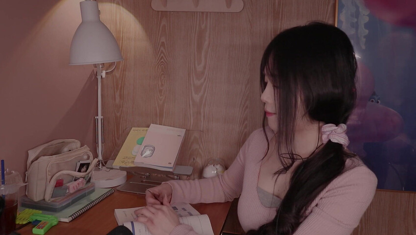 ASMR - A friend who makes you sleepy instead of studying.