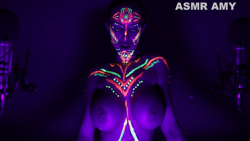 ASMR Amy Nude - Black Patreon 2