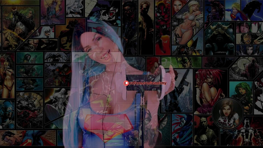 ASMR Amy Nude - Boobs For Me Superhero
