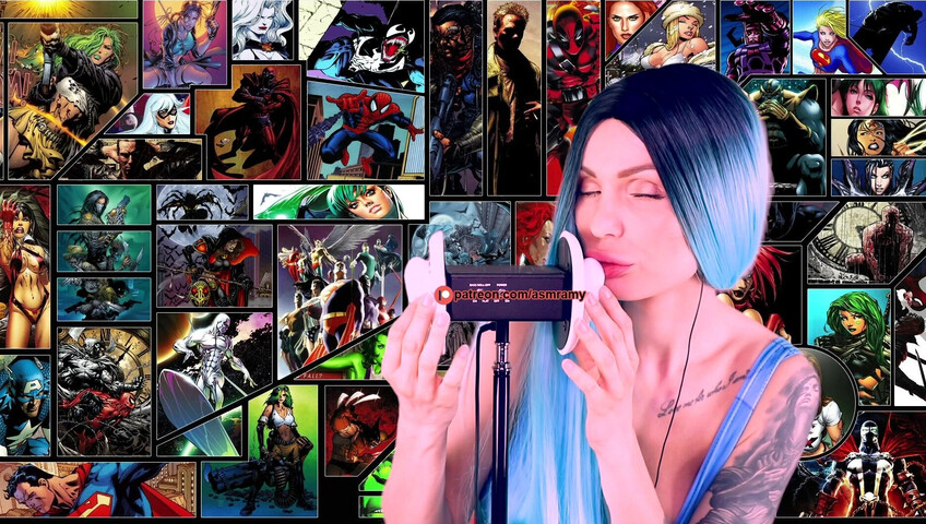 ASMR Amy Nude - Boobs For Me Superhero