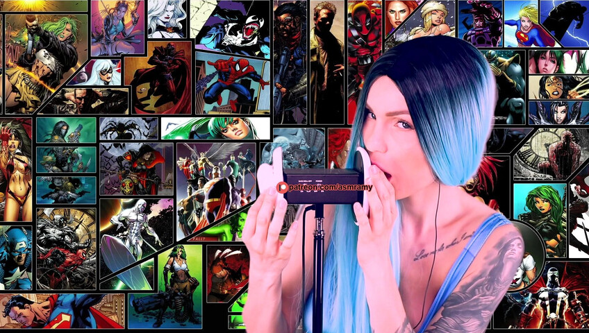 ASMR Amy Nude - Boobs For Me Superhero