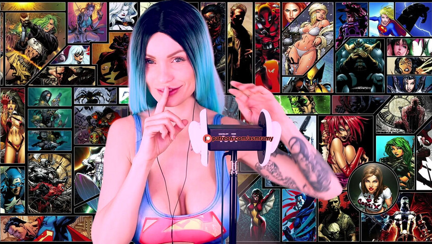 ASMR Amy Nude - Boobs For Me Superhero