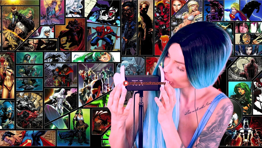 ASMR Amy Nude - Boobs For Me Superhero