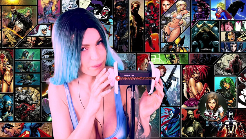 ASMR Amy Nude - Boobs For Me Superhero