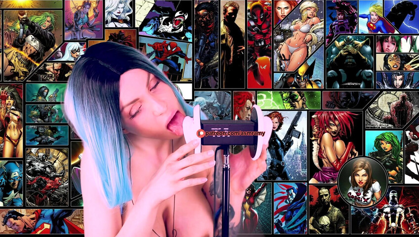ASMR Amy Nude - Boobs For Me Superhero