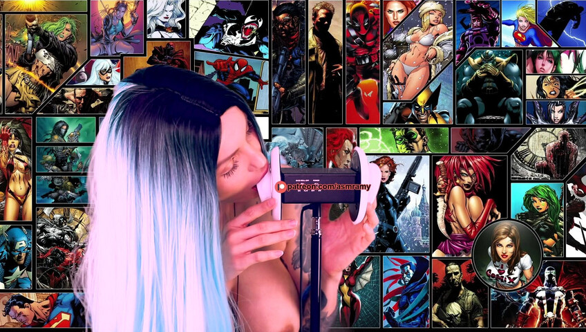 ASMR Amy Nude - Boobs For Me Superhero