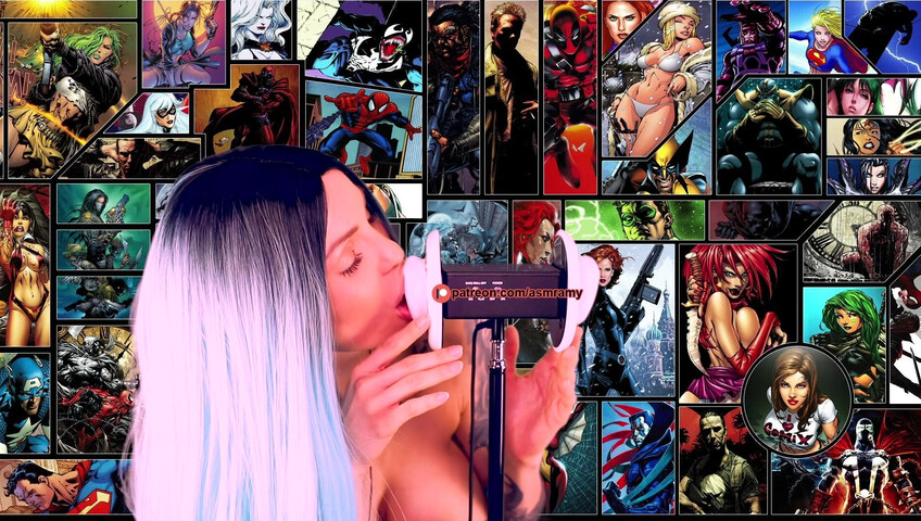 ASMR Amy Nude - Boobs For Me Superhero