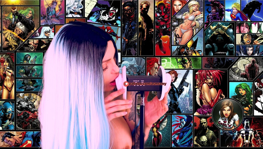 ASMR Amy Nude - Boobs For Me Superhero